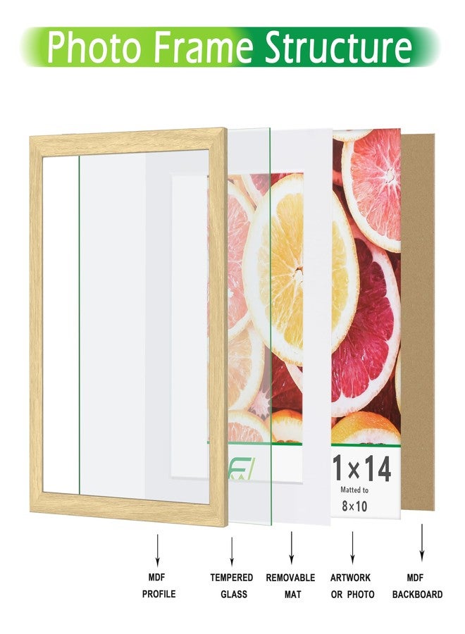 FrameWorks إطار صور FrameWorks، قطعتان، مقاس 4×6، من خشب البلوط الطبيعي - إطار صور خشبي كلاسيكي مع زجاج مقسّى، لمسة نهائية غير لامعة عصرية للمطبوعات والملصقات والشهادات وديكورات الحائط - جاهز للعرض - Image 4