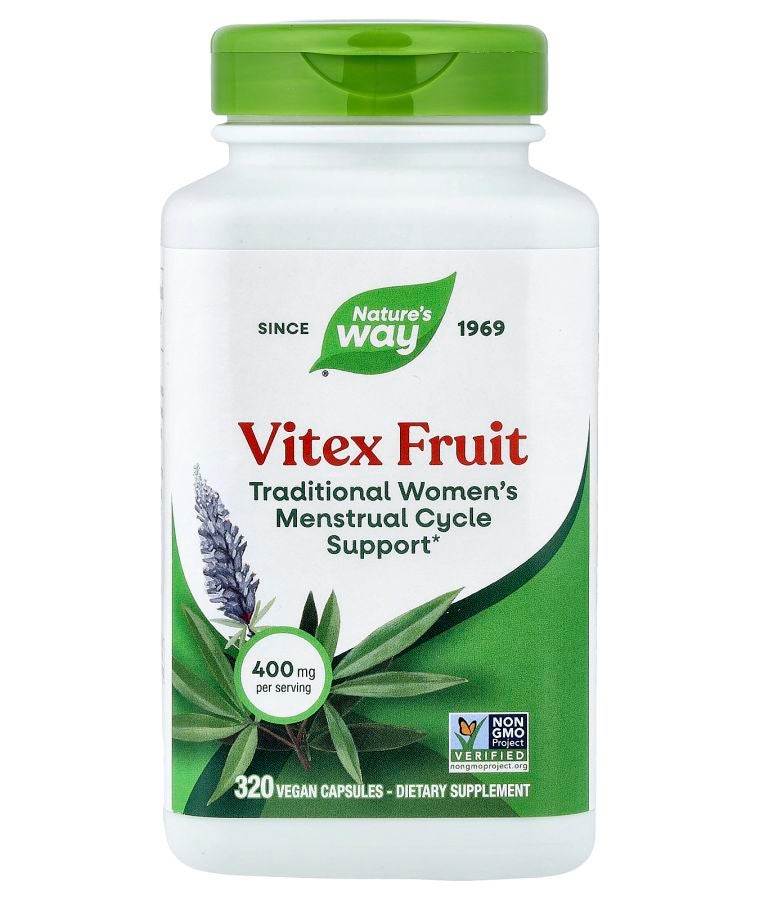 Vitex Fruit 400 mg 320 Vegan Capsules