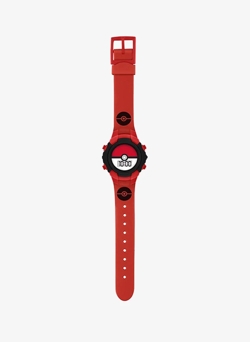 Disney Boys Digital Round Shape Silicone Wrist Watch - POK4127 - 35 Millimeter