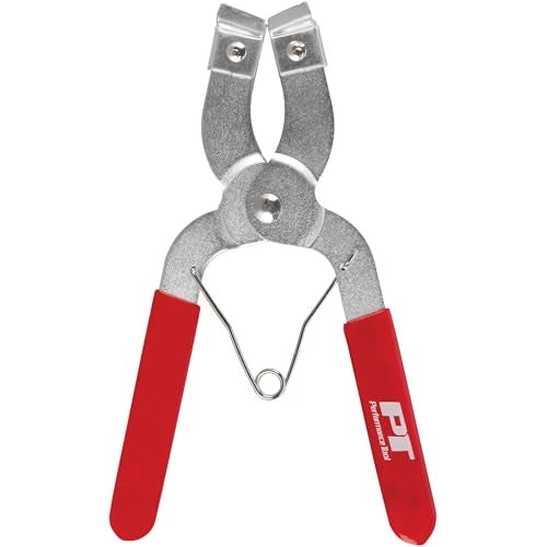 Performance Tool W80575 Piston Ring Compressor Pliers - Installs and Removes Rings 3/64-Inch through 1/4-Inch - Comfortable Vinyl Grip Handles - Image 1