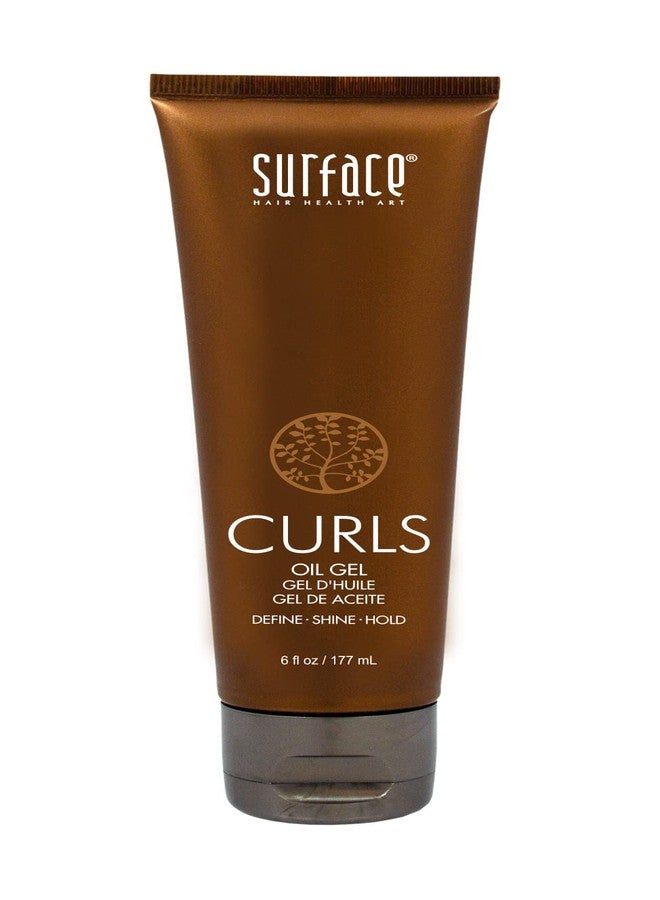 SURFACE Hair - Curls Oil Gel - Defines, Adds Shine, and Provides Frizz Free Style Longevity - 6 fl oz - Image 1