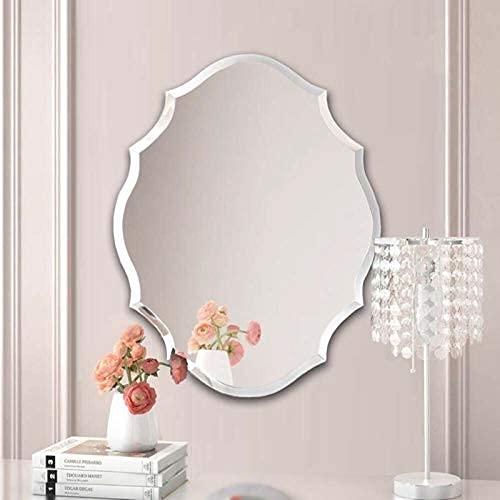 TINITALO Frameless Decorative Mirror Glass for Wall Mirror Bathrooms Home Mirror Decor Size 18x 24 Inch QG 122