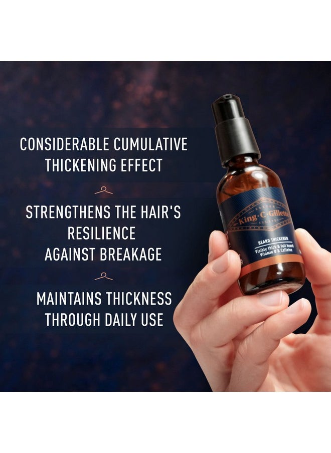 King C. Gillette - Ing C. Gillette Beard Thickener Formulated With Vitamin B Complex And Caffeine 1.7Oz - Image 1