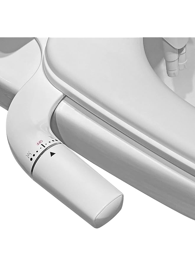 The Bros Bidet Attachment For Toilet, Ultra-Slim Bidet with Non-Electric Dual Nozzle(Frontal & Rear Wash) Adjustable Water Pressure, Fresh Water Bidet Toilet Seat Attachment,Easy to Install，Right Hand Bidet - Image 1
