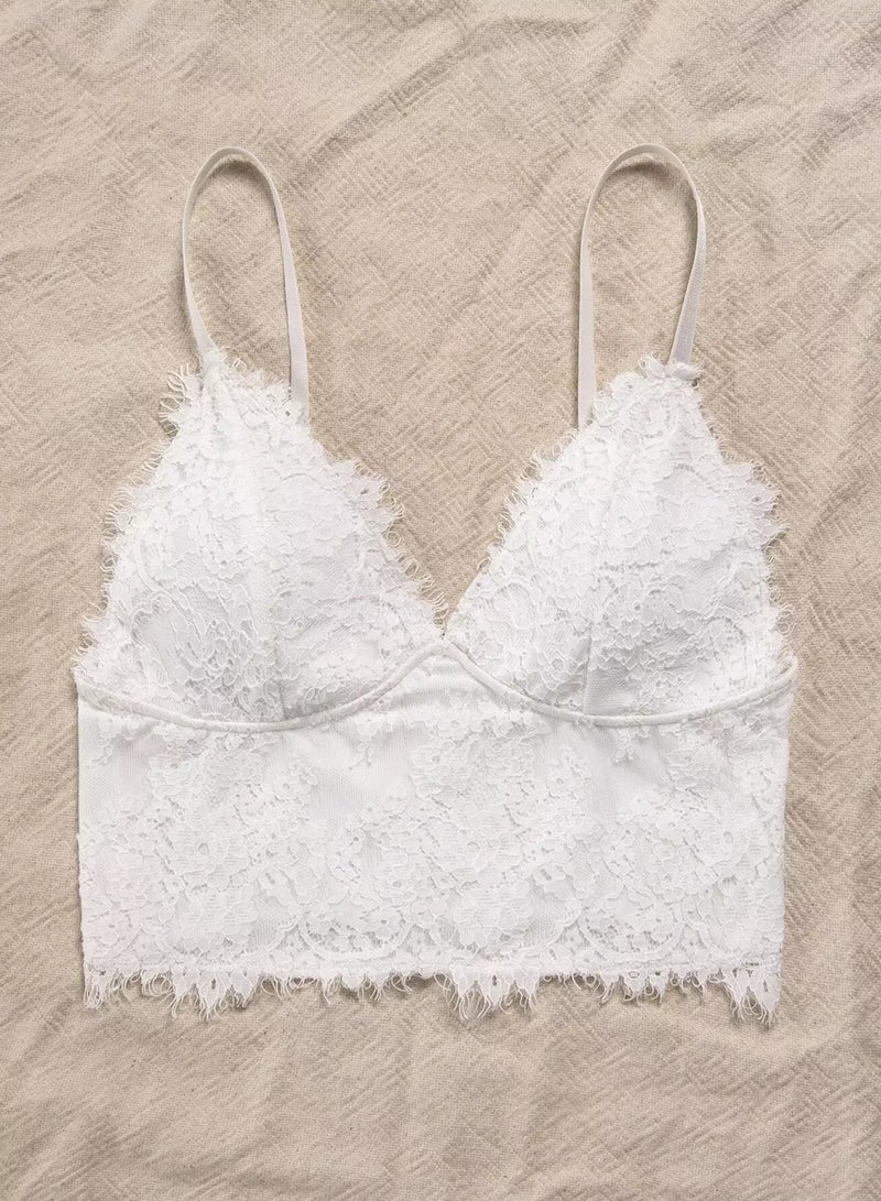 Lace Crop Cami Top  - Image 4