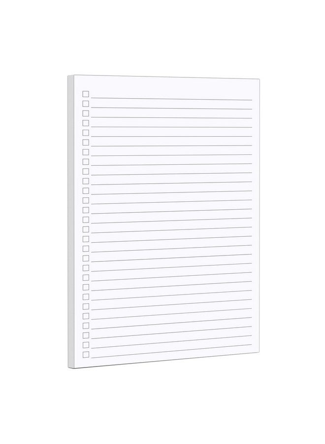 321 دن مفكرة قائمة المهام - 50 ورقة (5.5 × 8.5) قابلة للتمزيق، قائمة مربعات الاختيار - صنع في الولايات المتحدة - بيضاء سادة فارغة - Image 1