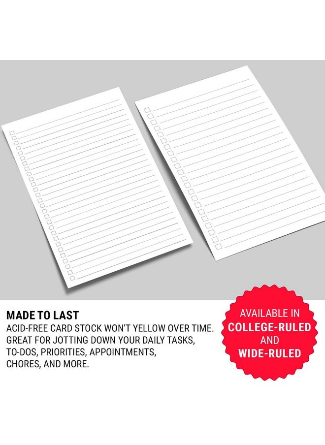 Checklist Notepad Planning Pad - 50 Sheets (5.5X 8.5) To Do Tear Off, Checkbox List - Made In Usa - Blank Plain White - pzsku/Z243192BF18AC86E00D4EZ/45/_/1731922116/3b770890-9884-4af5-953e-cb841f018684