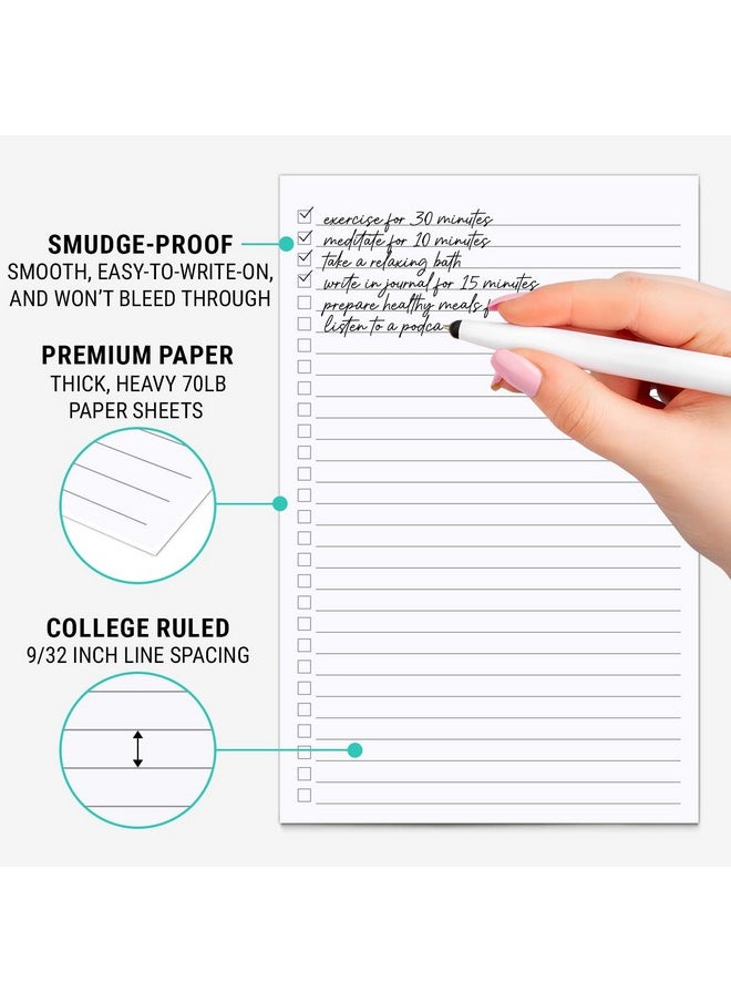 Checklist Notepad Planning Pad - 50 Sheets (5.5X 8.5) To Do Tear Off, Checkbox List - Made In Usa - Blank Plain White - pzsku/Z243192BF18AC86E00D4EZ/45/_/1731922118/b7c6505e-3eff-487e-b62c-b8b004011a09