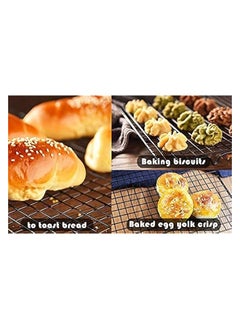 erorex 2 PackCooling Racks Baking Rack Stainless Steel Cooling Racks Baking Rack 16" x 10" Set of 2 Oven Safe Wire Racks Fit Quarter Sheet Pan  - Image 2