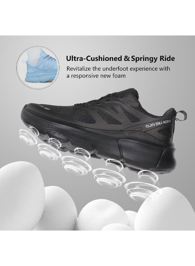 Hawkwell  Women's Cloud Zero Active Walking Tennis Cushion Running Shoes Breathable Athletic Gym Workout Jogging Sports Sneakers Non Slip Medical Work Shoes - Image 5