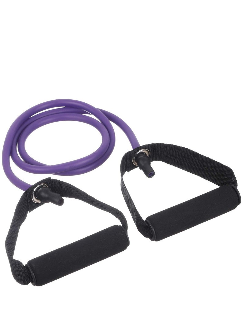 Pull String For Fitness And Aerobics With Door Anchor 50-55 LB, Purple