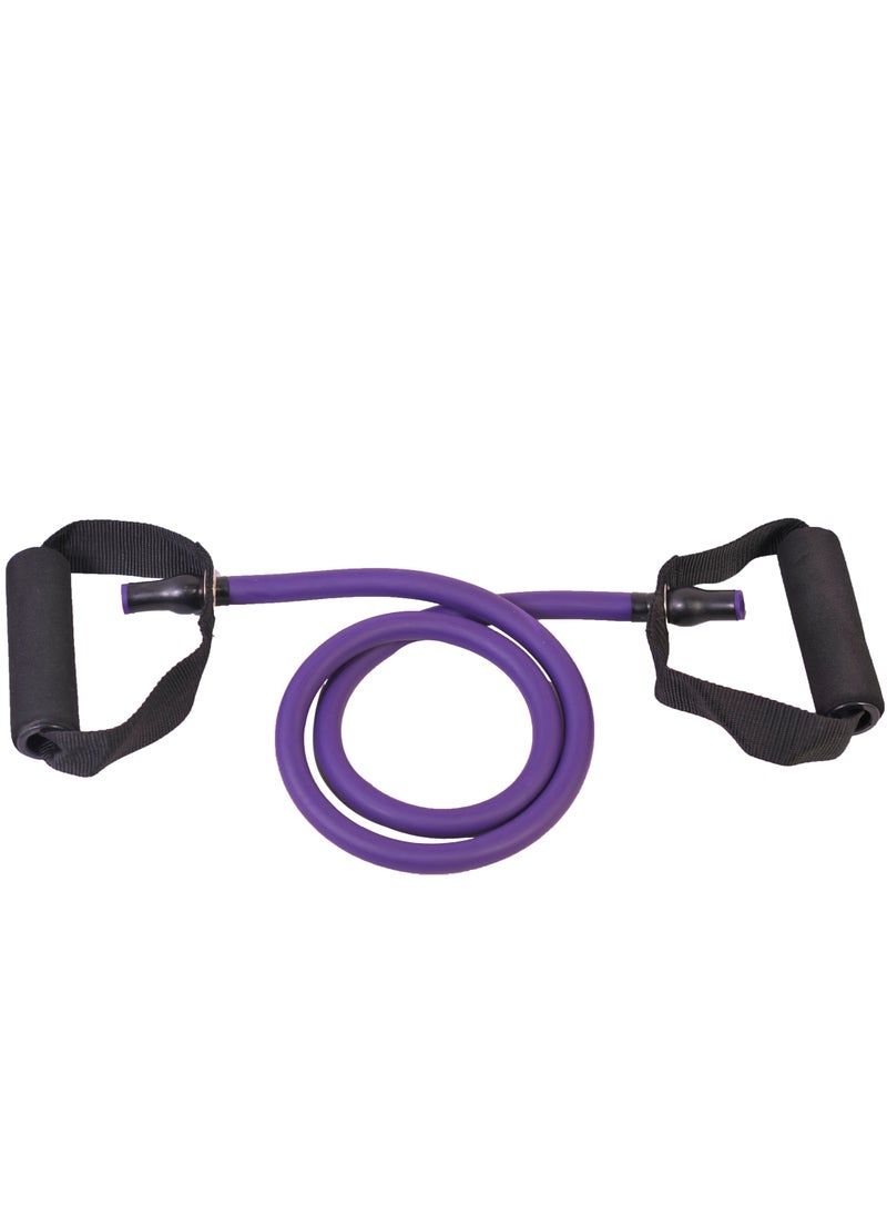 Pull String For Fitness And Aerobics With Door Anchor 50-55 LB, Purple