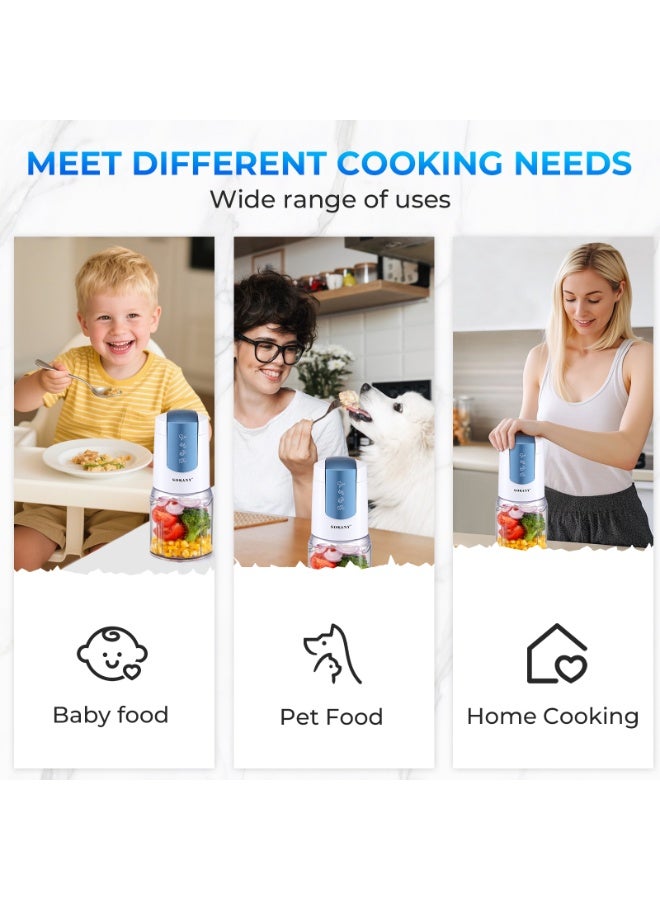 سوكاني طاحونة اللحوم , صناعة النقانق الكهربائية للأغذية , تقشير الثوم والعصير , طاحونة الأغذية الصغيرة لطحن اللحوم سهلة الاستخدام والتنظيف , مجموعة للاستخدام المنزلي - Image 5