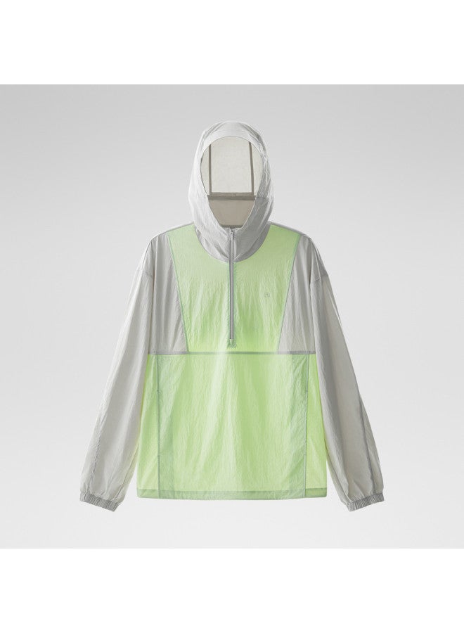 Bananain Uv Unisex Half-zip Color-block Sun Protection Jacket - Cooling, Breathable, Functional Windbreaker - Image 2