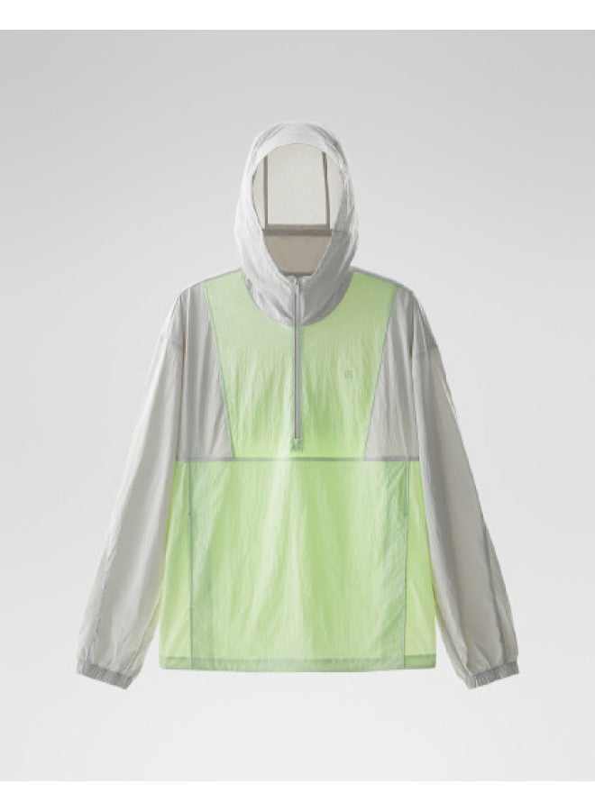 Bananain Uv Unisex Half-zip Color-block Sun Protection Jacket - Cooling, Breathable, Functional Windbreaker - Image 1