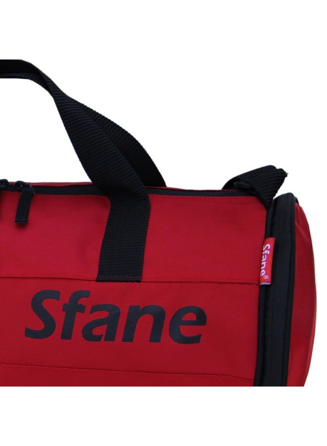 Sfane Red & Black Duffel Gym Bags - Image 4