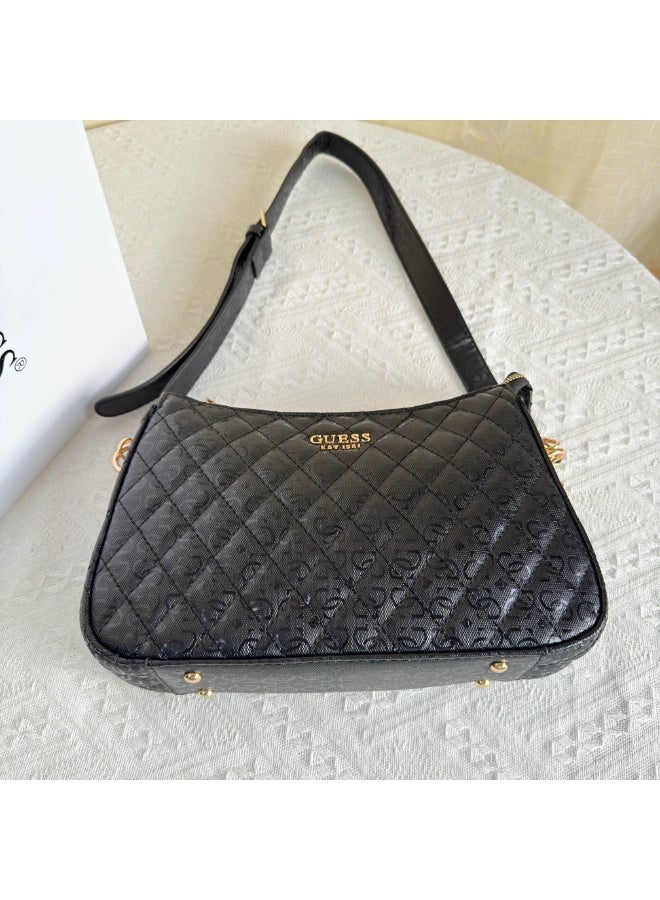 Guess Avon Park Shoulder Bag Women's Crossbody bag Cosmetic bag Black - Image 4