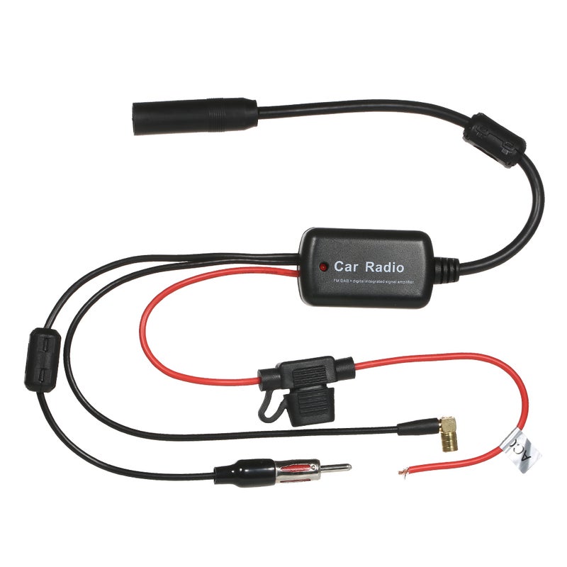 Car FM DAB Radio Signal Amplifier Antenna Signal Booster 88-108MHz 170-240MHz - Image 4