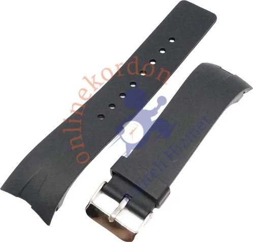 NAUTICA A34001G Black Silicone Watch Band