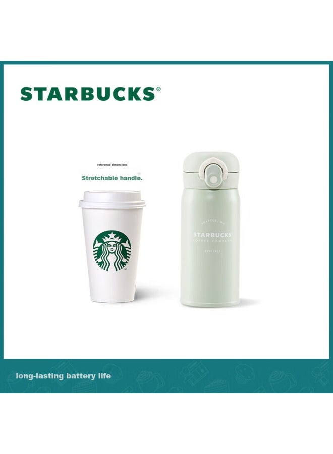 Starbucks Thermos Green Logo Insulated Cup 350ml, Misty Green Series, Portable Sports Water Bottle, Coffee Cup, Valentine's Day - Image 5