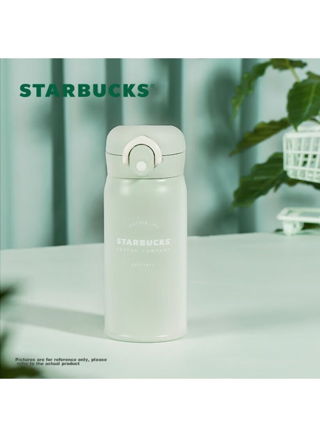 Starbucks Thermos Green Logo Insulated Cup 350ml, Misty Green Series, Portable Sports Water Bottle, Coffee Cup, Valentine's Day - Image 1