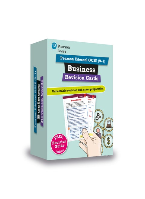 Pearson REVISE Edexcel GCSE Business: Revision Cards incl. online revision and quizzes - for 2025 and 2026 exams