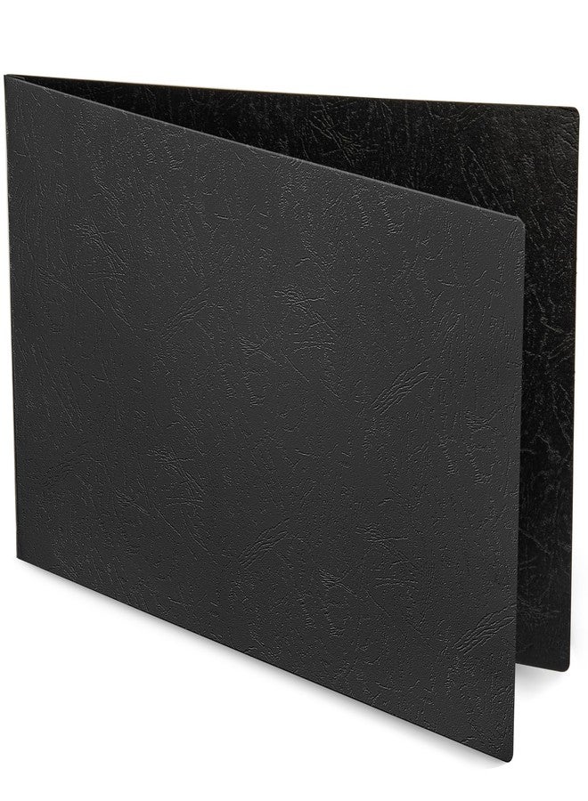 Ruby Paulina 11x17 Folder, Pressboard Report Covers. 10 Pack Professional Blueprint Binders with 3-inch Fastener, 500-sheet Capacity. Large Format Document Organizer Storage for Tabloid Size (Black) - Image 2