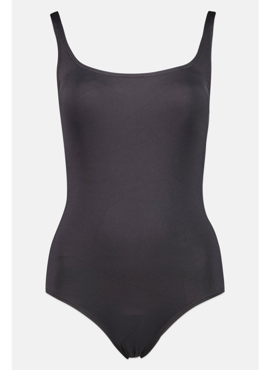 Michael Kors Women Plain Padded One Piece, Black  - Image 1