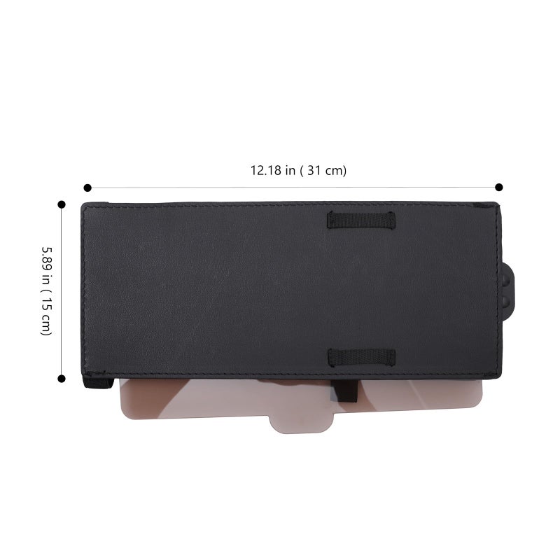 Universal Retractable Car Windshield Sunshade 2 Pack Adjustable Anti Glare Visor - Image 3