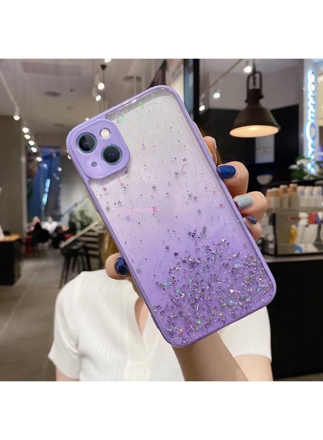 The Bros Case Cover For iPhone 13 mini Starry Gradient Glitter Powder TPU Phone Case Cover 