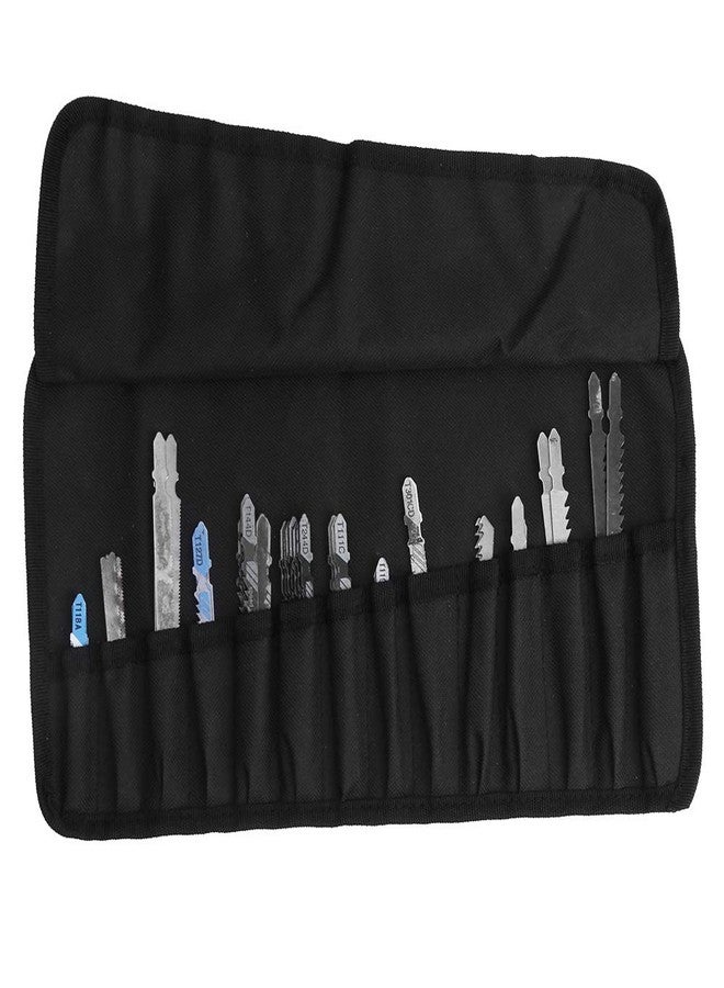 Hyuduo 48 Pcs T-Shank Jig Saw Blades Set with Storage Case, HSS Metal Universal Fine Middle Tooth Kit Cutting Tools for Wood Plastic and Metal Cutting - Image 1