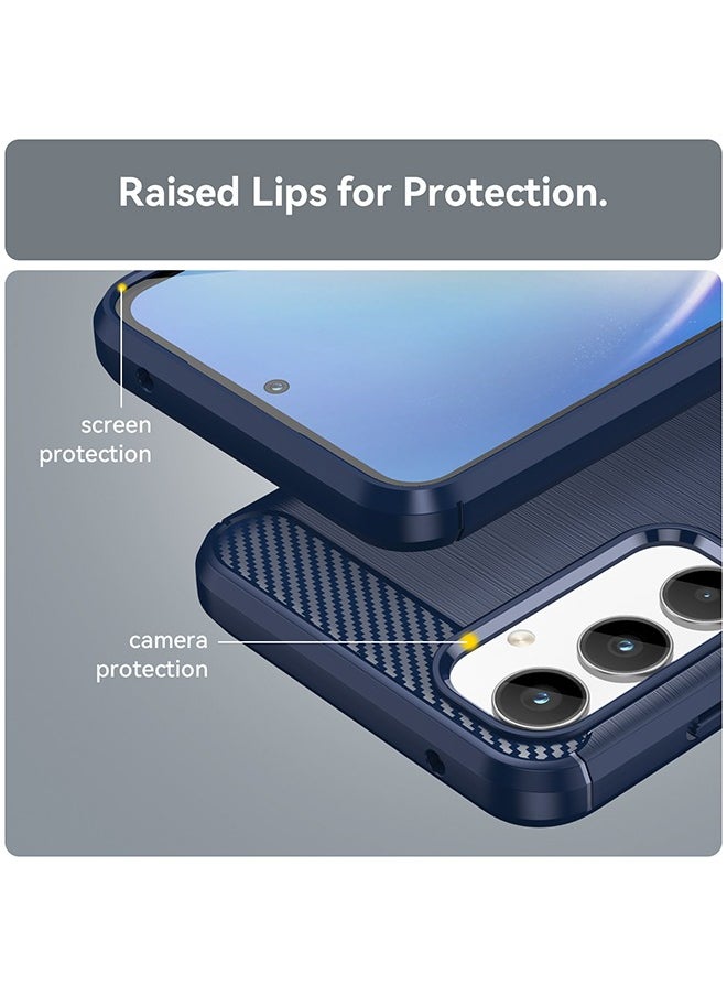 SNBFA Samsung Galaxy A35 Case Cover with Soft TPU Carbon Fiber Texture Anti-Scratch Shockproof Slim Anti-Drop Bumper Back Cover Comfortable Touch shell Phone Accessory for Samsung Galaxy A35 5G  - Image 3