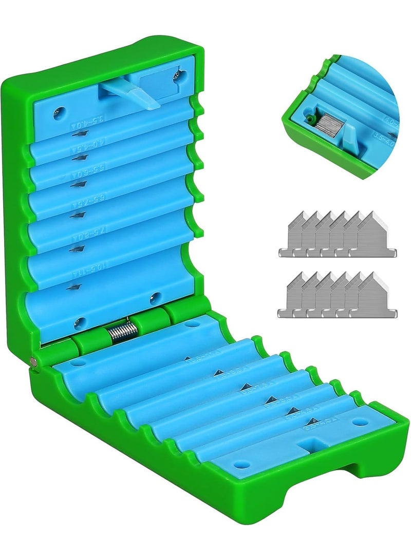 Cobest Mid Span Fiber Optic Cable Slitter, 3.5-11mm Cable Stripper, Replaceable Blade with 12 Spare Blades, Loose Tube & Buffer Tube Cutter (A-3511) - Image 1