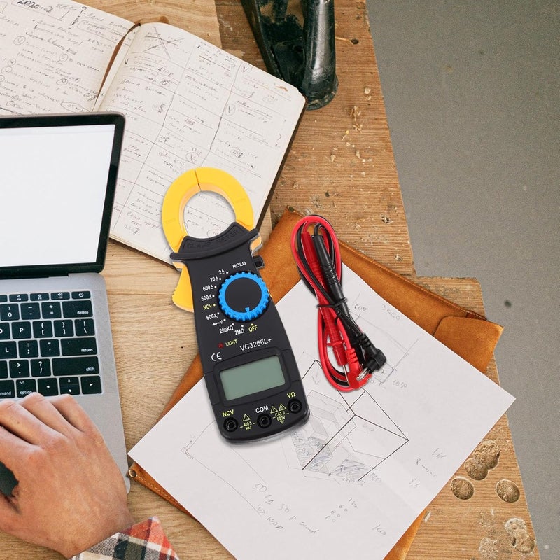 Kichvoe Clamp Multimeter 3266l+ Digital Multi Tester for Ac Dc Voltage Current Resistance Detection Handheld Clamp Meter for Household Electrical Testing - Image 5