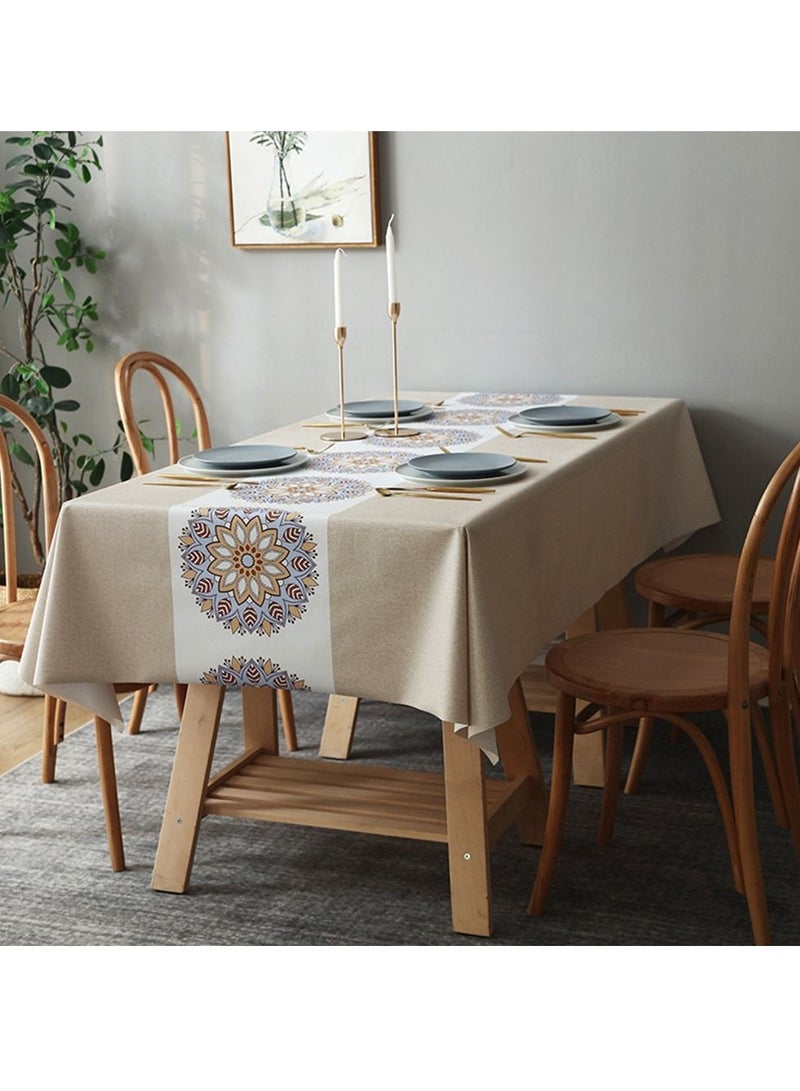 Oil And Water Proof Table Cloth Multicolour 140x200cm