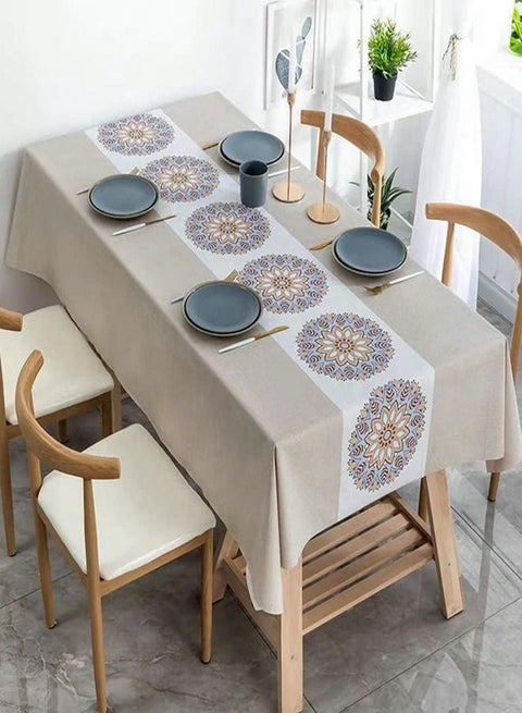 Oil And Water Proof Table Cloth Multicolour 140x200cm