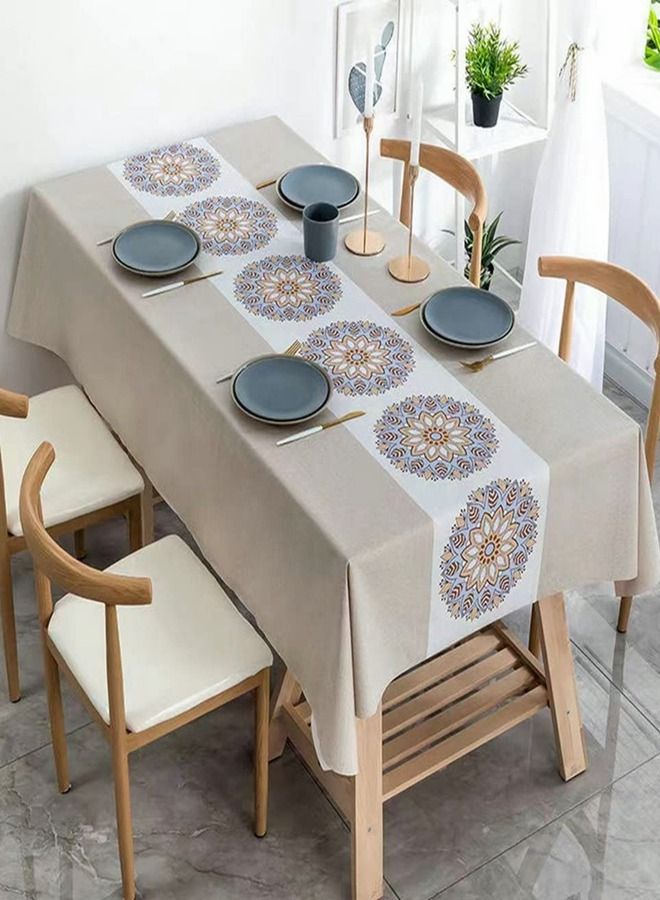 Oil And Water Proof Table Cloth Multicolour 140x200cm