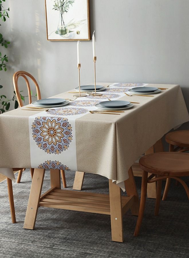 Oil And Water Proof Table Cloth Multicolour 140x200cm