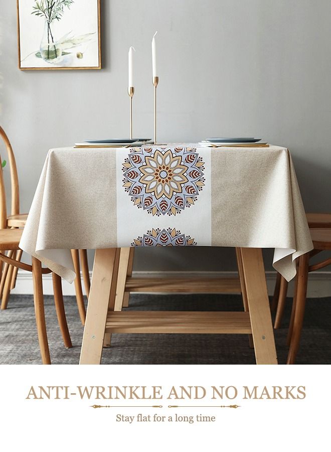 Oil And Water Proof Table Cloth Multicolour 140x200cm