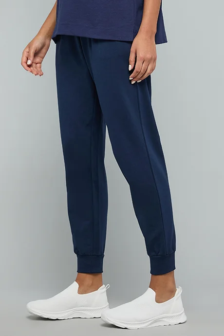 أر أند بي Solid Joggers with Drawstring Waist