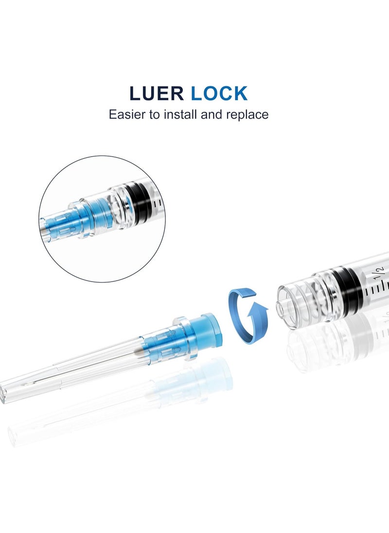 3W Healthcare 3Ml 23G 1In Luer locking syringe with needles 100PCS  - Image 3