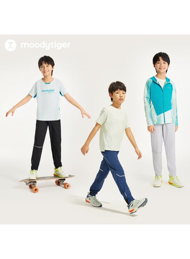 Moodytiger Children's Quick-dry Pants Summer Long Trousers Boys Girls Lightweight Breathable Mosquito-proof Sports Pants | Air Pants - Image 3