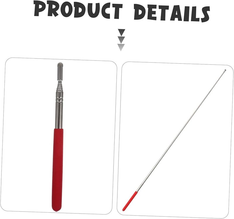 Artibetter Extendable 1m Reading Pointer Teaching Stick for Teachers Blackboard Office Decor - Image 5