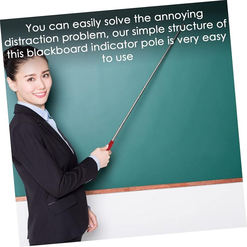 Artibetter Extendable 1m Reading Pointer Teaching Stick for Teachers Blackboard Office Decor - Image 3