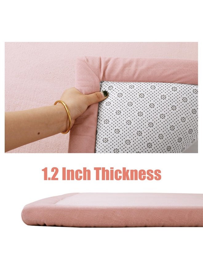 HOMBYS - HOMBYS 1.2-Inch Thick Play Mat for Playpen 50x50, Memory Foam Baby Play Carpet Mat with Non-Slip Backing for Kids Toddler Crawling and Play, Super Soft Velvet Playmat for Nusery - Image 1