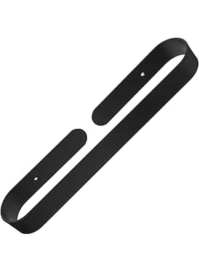 Space Aluminum Punch Free Towel Bar 30cm Black For Bathroom And Kitchen - Image 1