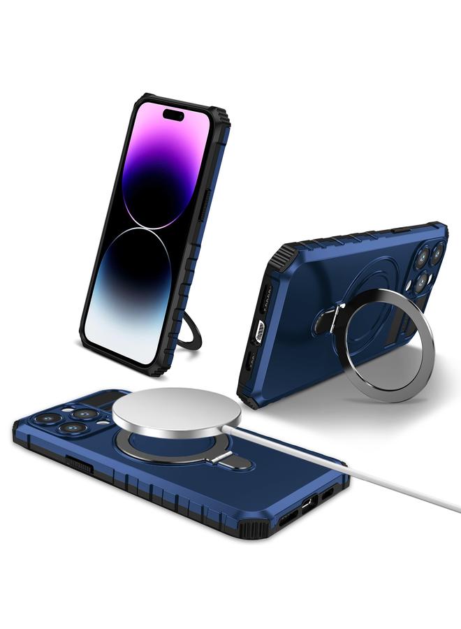 S-TOP Case For iPhone 15 Pro Max MagSafe Magnetic Holder Phone Case - Image 1