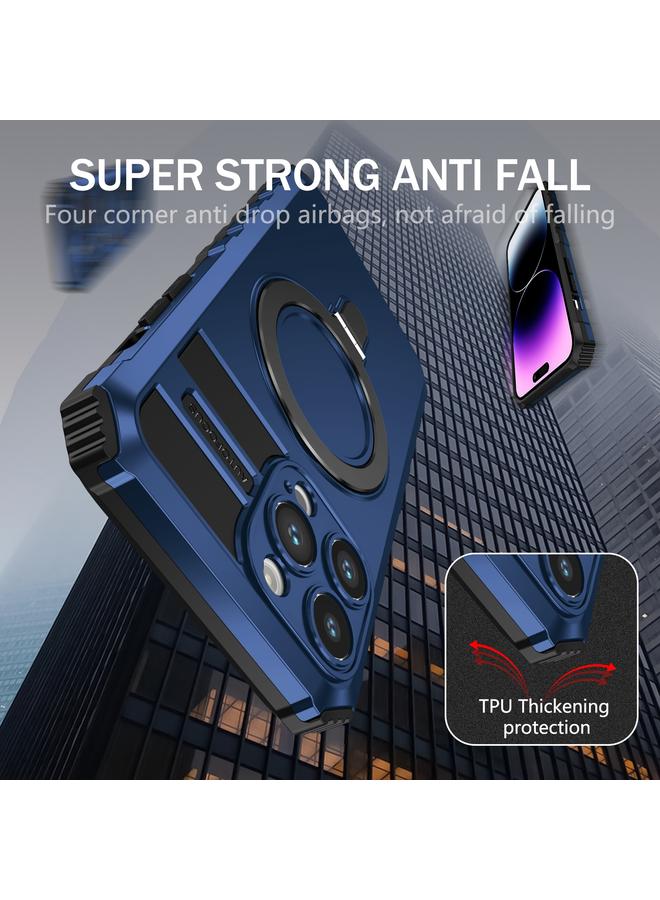 S-TOP Case For iPhone 15 Pro Max MagSafe Magnetic Holder Phone Case - Image 4