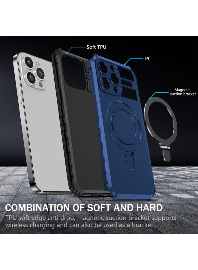 S-TOP Case For iPhone 15 Pro Max MagSafe Magnetic Holder Phone Case - Image 5