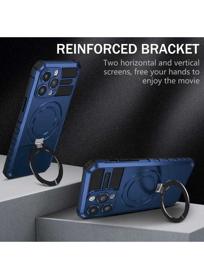 S-TOP Case For iPhone 15 Pro Max MagSafe Magnetic Holder Phone Case - Image 3